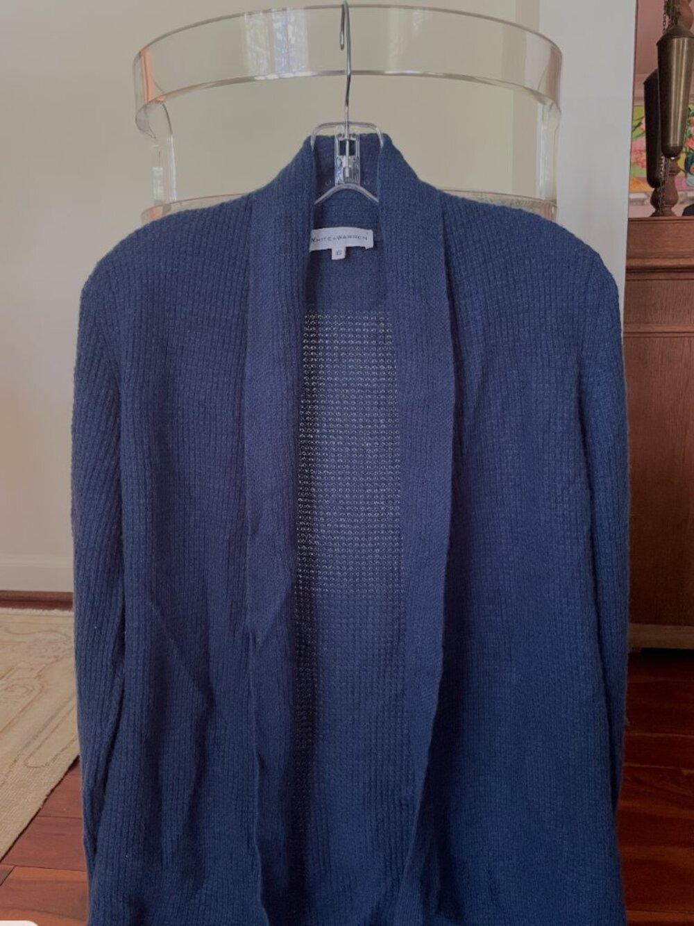Waffle Trapeze Cardigan